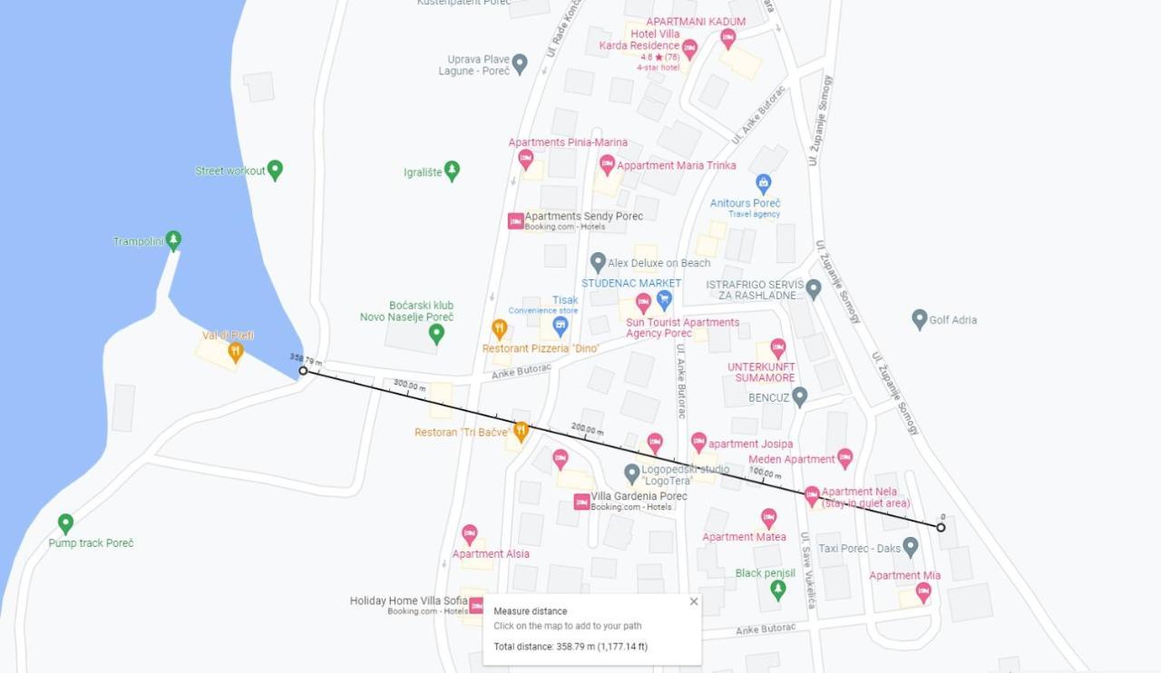 Parentium Town Beach Пореч Экстерьер фото